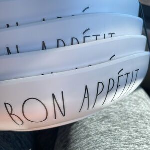 Rae Dunn melamine DINNER bowls